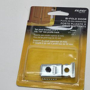PLPCI Bi-Fold Door Top Pivot Brackets 1/4” Fits 7/8” Low Profile Track N6606‎